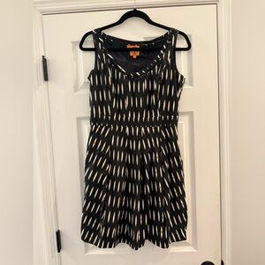 Tory Burch Marjorie Tribal Geometric Neutral Printed Sleeveless Cotton Dress 8